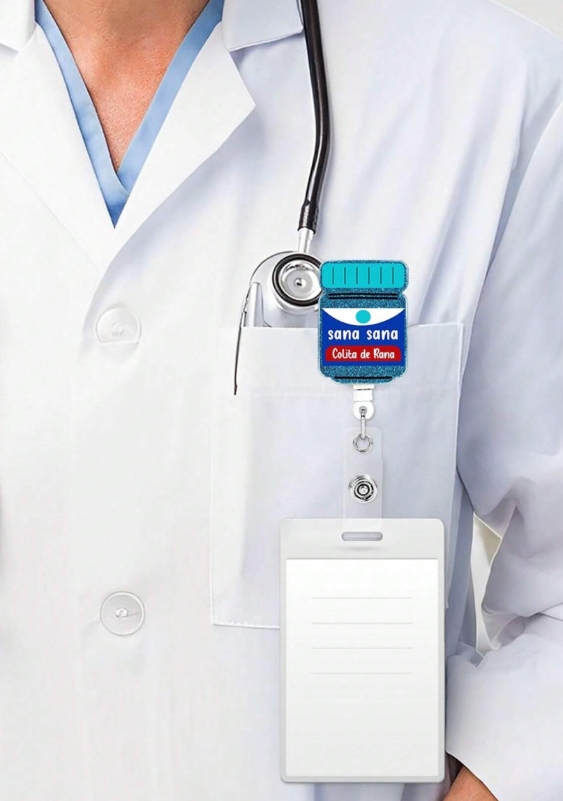 Adorable Nurse ID Holder