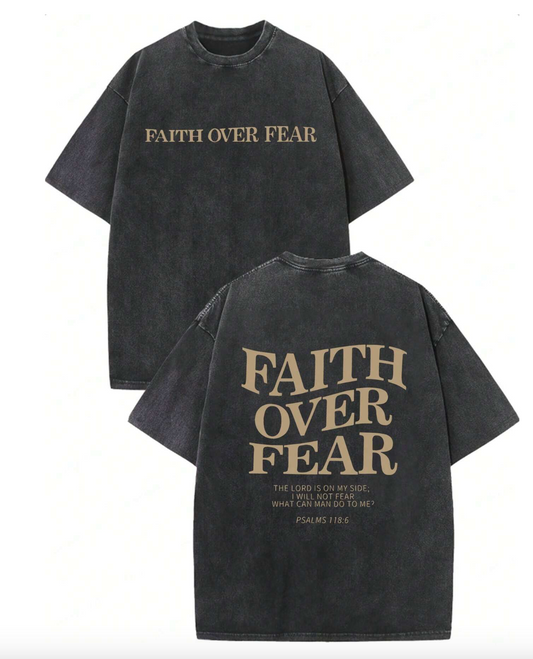 "Faith over Fear" Men t-shirt