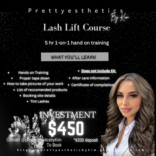 Lash lift training course