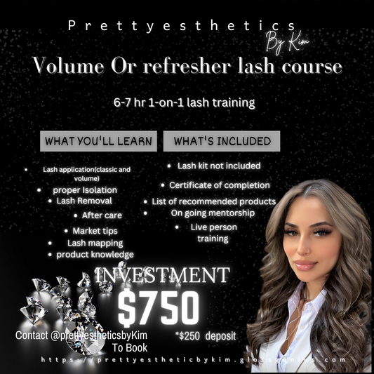 Volume or refresher Lash course